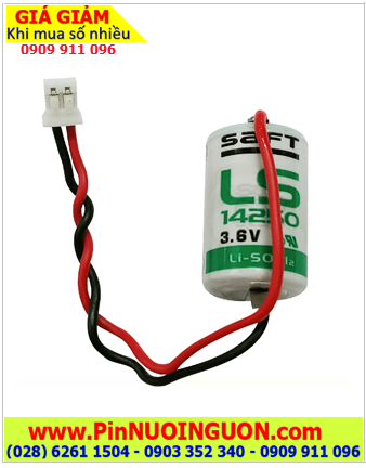 Pin LS14250 _Pin Saft LS14250; Pin nuôi nguồn Saft LS14250 lithium 3.6v 1/2AA 1200mAh _Xuất xứ Pháp